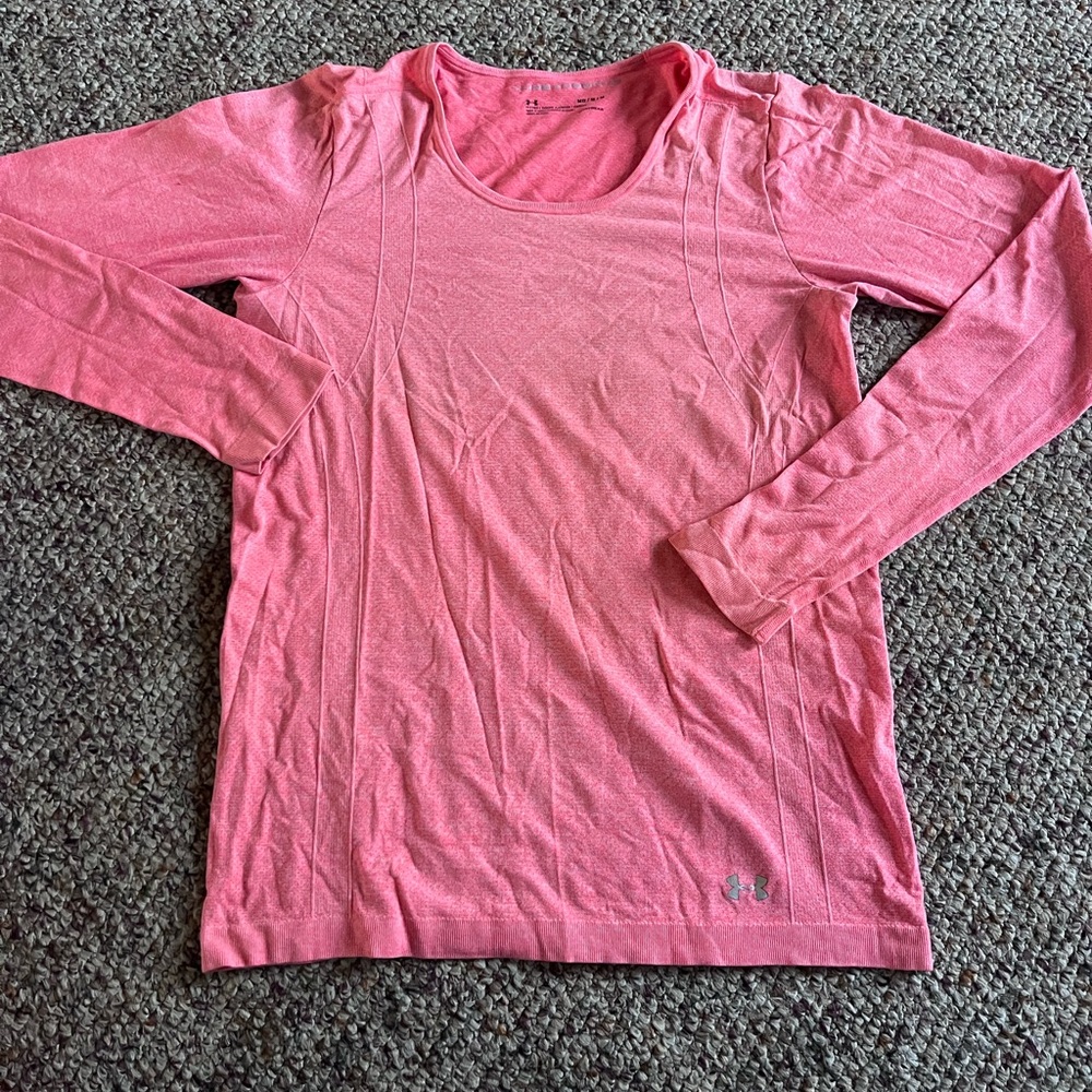 Under Armour Threadborne Coral Top